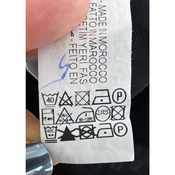 Zara Women's Draped Ruched Mini Dress Puff Long Sleeve Sheer Lined Polka Dot - Picture 13 of 13